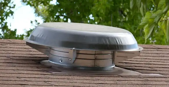 attic fan installation services with low-profile roof ventilation unit in Savannah, GA