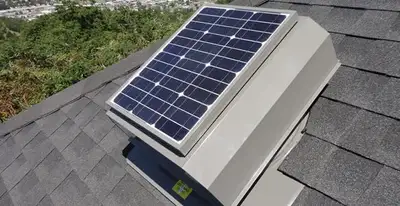 attic fan installation services with energy-efficient roof-mounted ventilation system in Savannah, GA