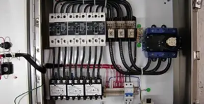 Electrical panel installation with organized circuit breakers and wiring in Savannah, GA