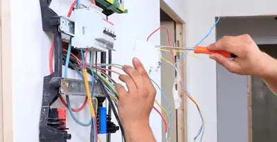 electrician services performing residential electrical panel wiring in Savannah, GA