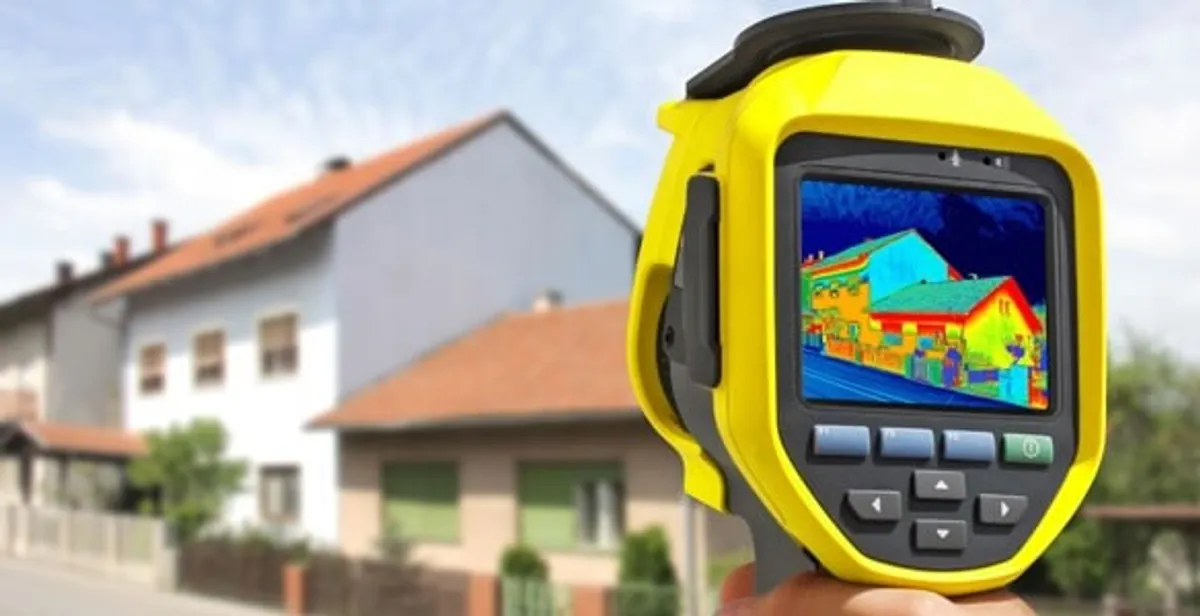 home energy audit service performing exterior thermal inspection to identify energy loss in Savannah, GA
