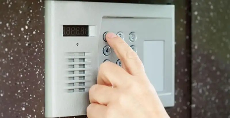 intercom system for home installation services with indoor access control keypad in Savannah, GA