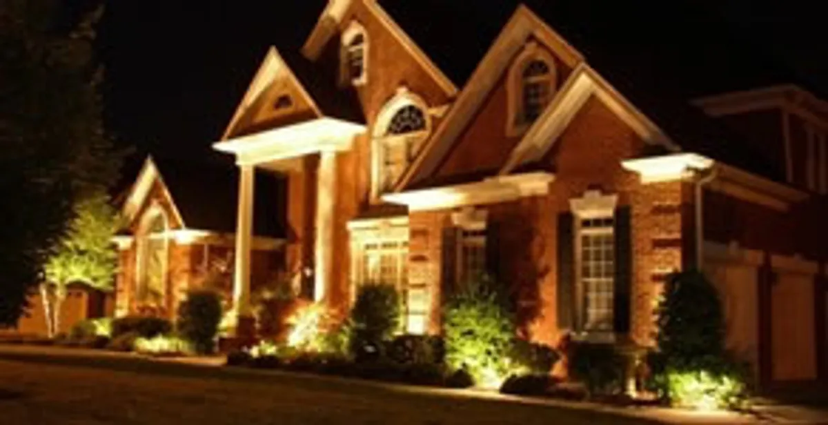 landscape lighting installation services enhancing residential exterior lighting in Savannah, GA