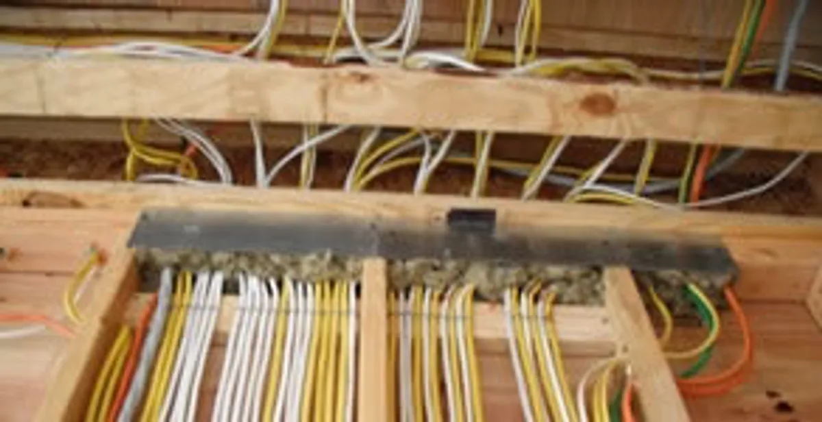 new construction wiring services with organized electrical rough-in performed by licensed electricians in Savannah, GA