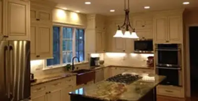 Recessed lighting installation enhancing interior lighting by professional electricians in Savannah, GA