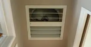 whole house fan installation services with ceiling-mounted ventilation system in Savannah, GA